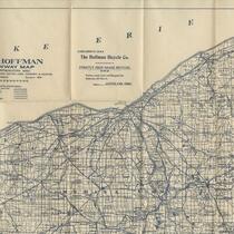 Hoffman highway map of northeastern Ohio