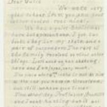 Letter from Dudley Allen to niece Julia Severance, January 5, 1871