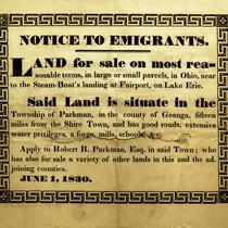 Notice to emigrants