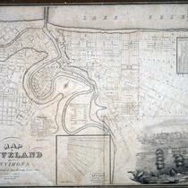 Map of Cleveland and its environs