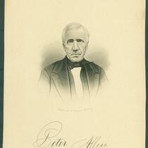 Engraving of Peter Allen