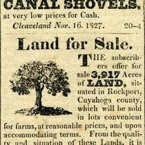 Advertisement of Land for Sale in Rockport, Cuyahoga County