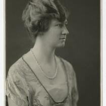 Portrait of Helen Millikin Nash, side profile