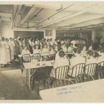 View of the Joseph & Feiss Co. women's lunchroom