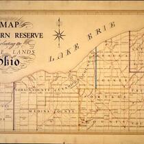 Map of the Western Reserve including the Fire Lands, Ohio