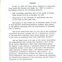 Analysis of Recording Sounds Relating to the Assassination of President John F. Kennedy Page 2